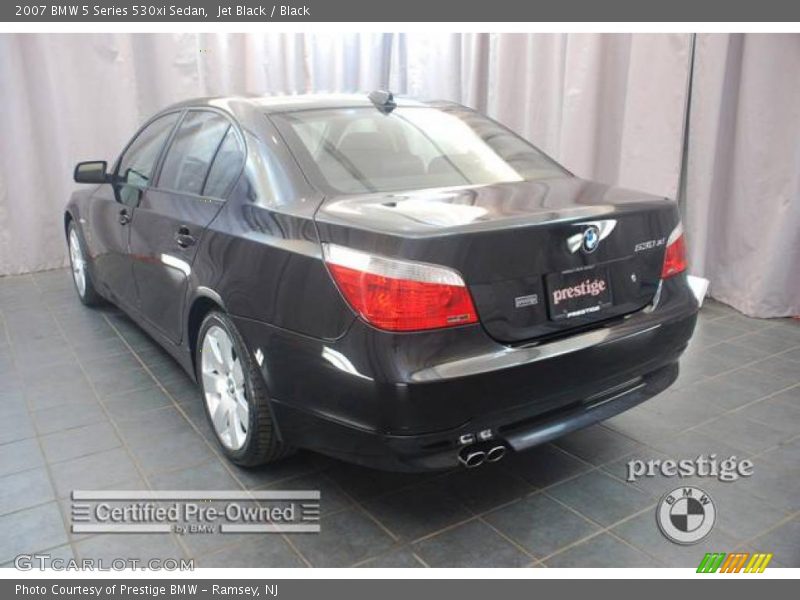 Jet Black / Black 2007 BMW 5 Series 530xi Sedan