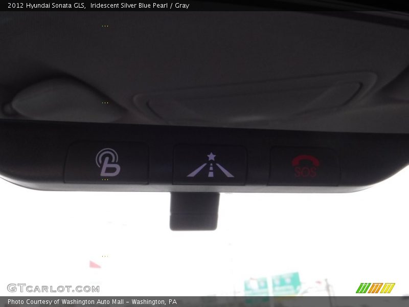 Iridescent Silver Blue Pearl / Gray 2012 Hyundai Sonata GLS
