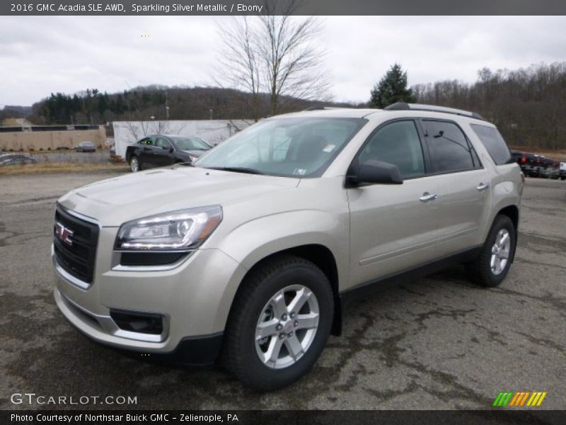Sparkling Silver Metallic / Ebony 2016 GMC Acadia SLE AWD