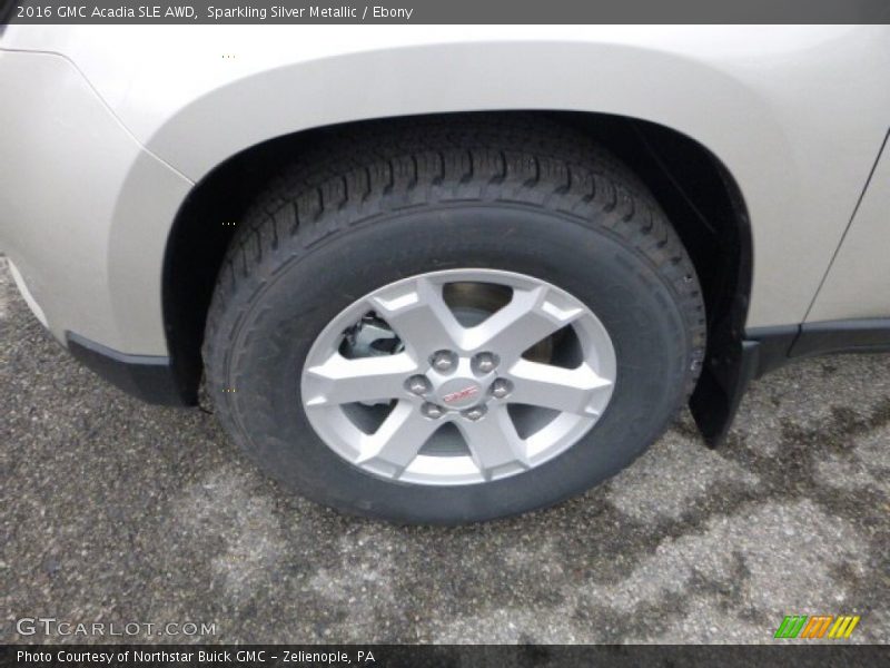 Sparkling Silver Metallic / Ebony 2016 GMC Acadia SLE AWD