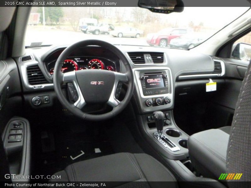 Sparkling Silver Metallic / Ebony 2016 GMC Acadia SLE AWD