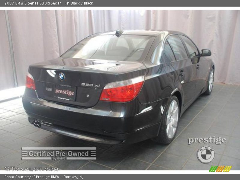 Jet Black / Black 2007 BMW 5 Series 530xi Sedan