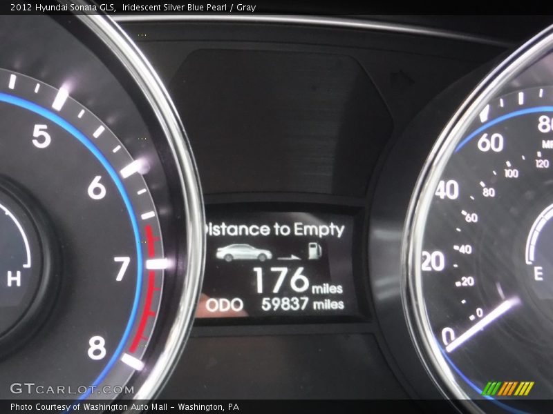 Iridescent Silver Blue Pearl / Gray 2012 Hyundai Sonata GLS