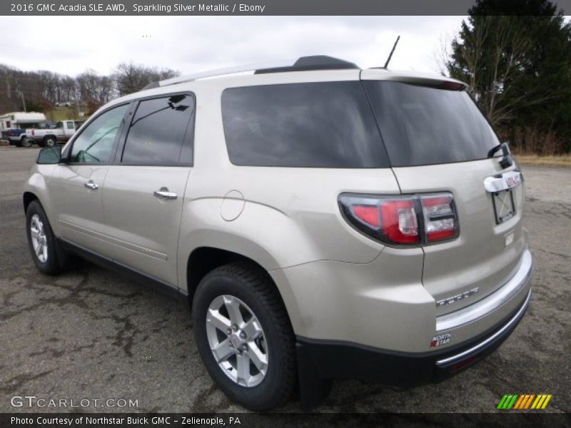 Sparkling Silver Metallic / Ebony 2016 GMC Acadia SLE AWD