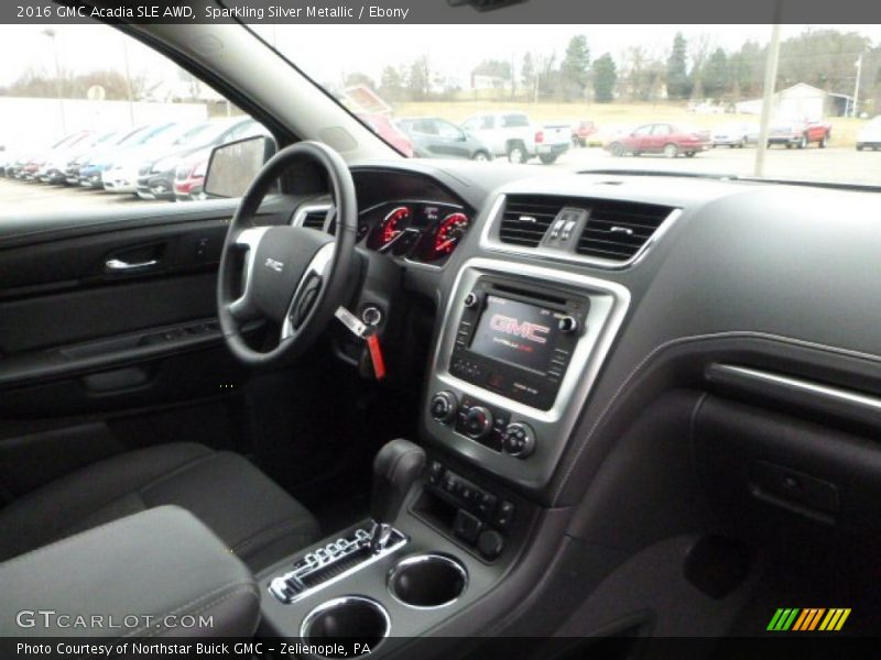 Sparkling Silver Metallic / Ebony 2016 GMC Acadia SLE AWD