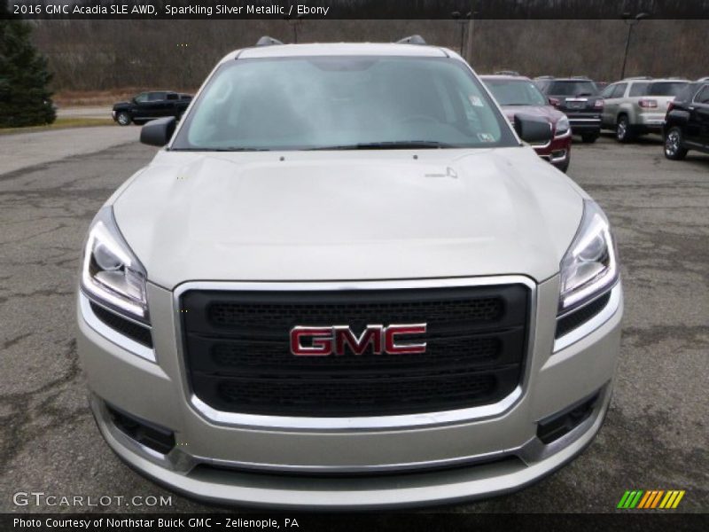 Sparkling Silver Metallic / Ebony 2016 GMC Acadia SLE AWD