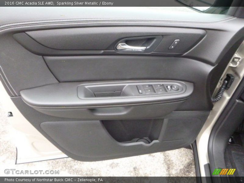 Sparkling Silver Metallic / Ebony 2016 GMC Acadia SLE AWD