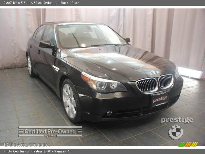 Jet Black / Black 2007 BMW 5 Series 530xi Sedan