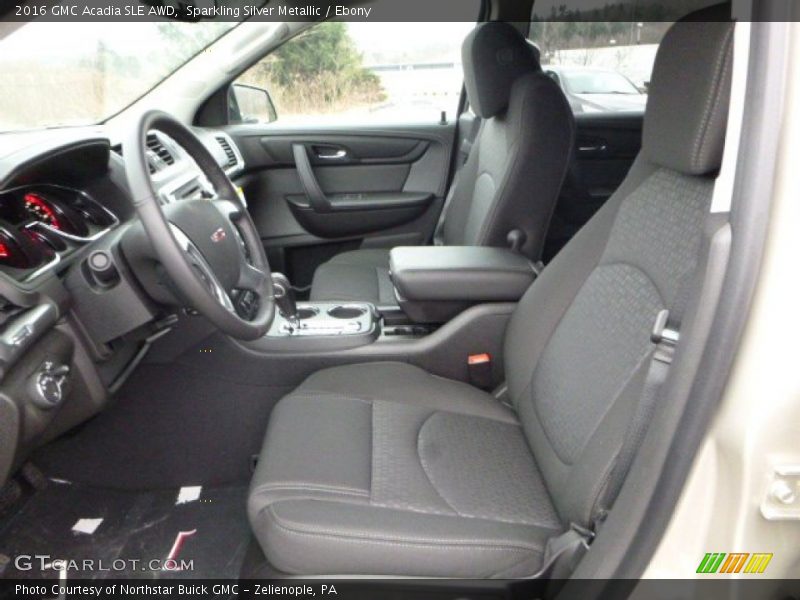 Sparkling Silver Metallic / Ebony 2016 GMC Acadia SLE AWD