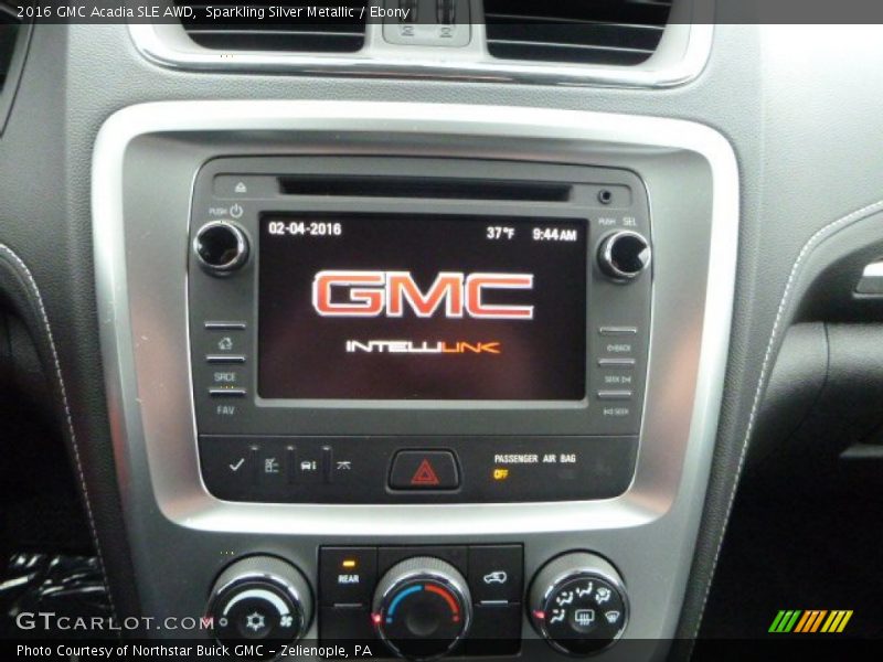 Sparkling Silver Metallic / Ebony 2016 GMC Acadia SLE AWD
