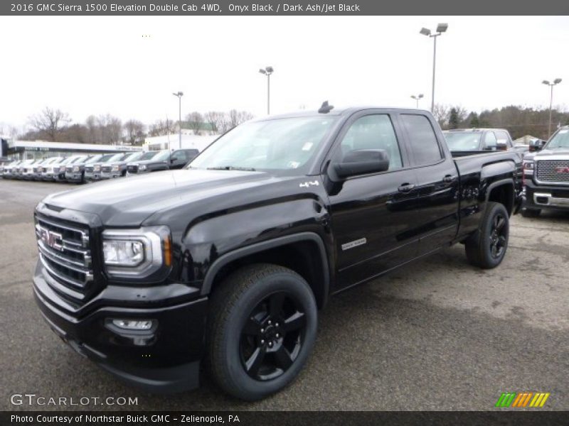 Onyx Black / Dark Ash/Jet Black 2016 GMC Sierra 1500 Elevation Double Cab 4WD