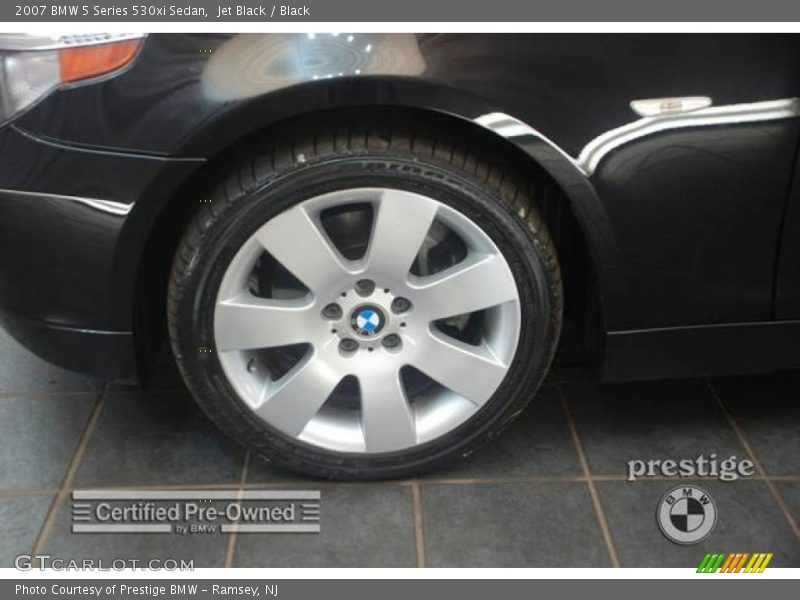 Jet Black / Black 2007 BMW 5 Series 530xi Sedan