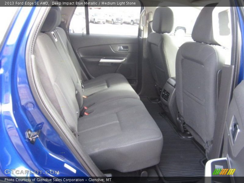 Deep Impact Blue Metallic / Medium Light Stone 2013 Ford Edge SE AWD