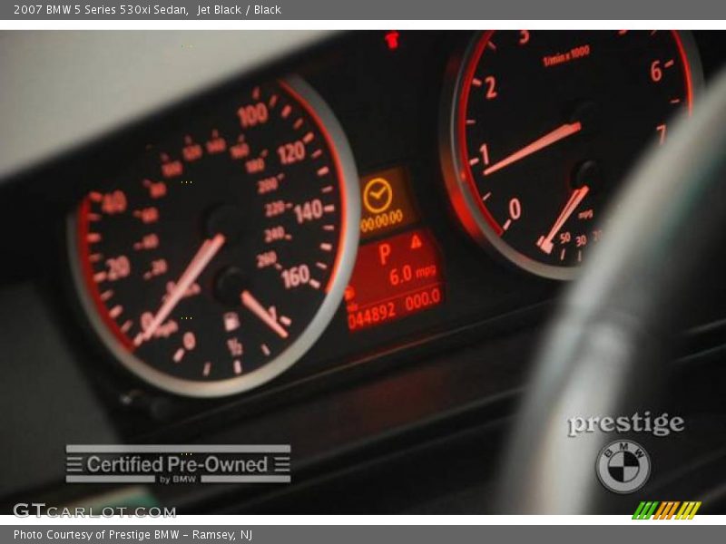 Jet Black / Black 2007 BMW 5 Series 530xi Sedan