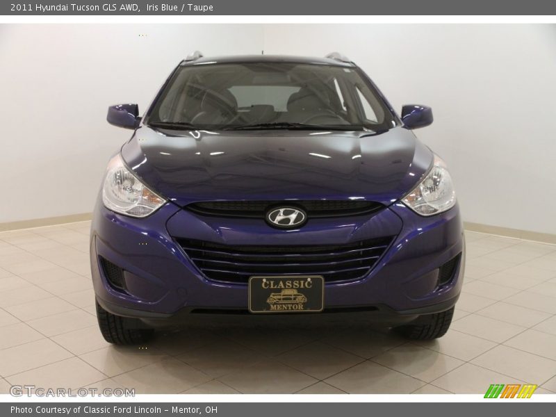 Iris Blue / Taupe 2011 Hyundai Tucson GLS AWD