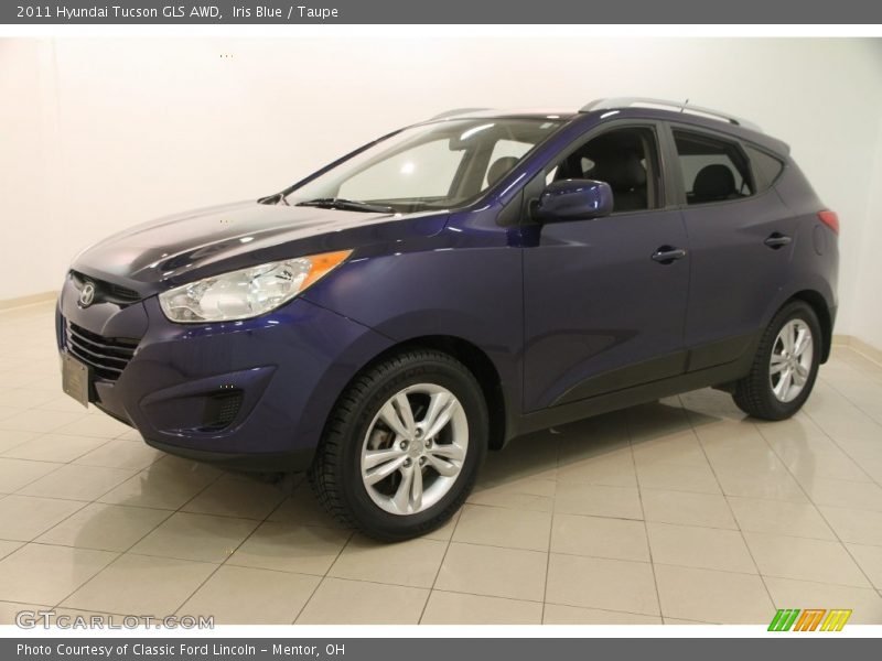 Iris Blue / Taupe 2011 Hyundai Tucson GLS AWD