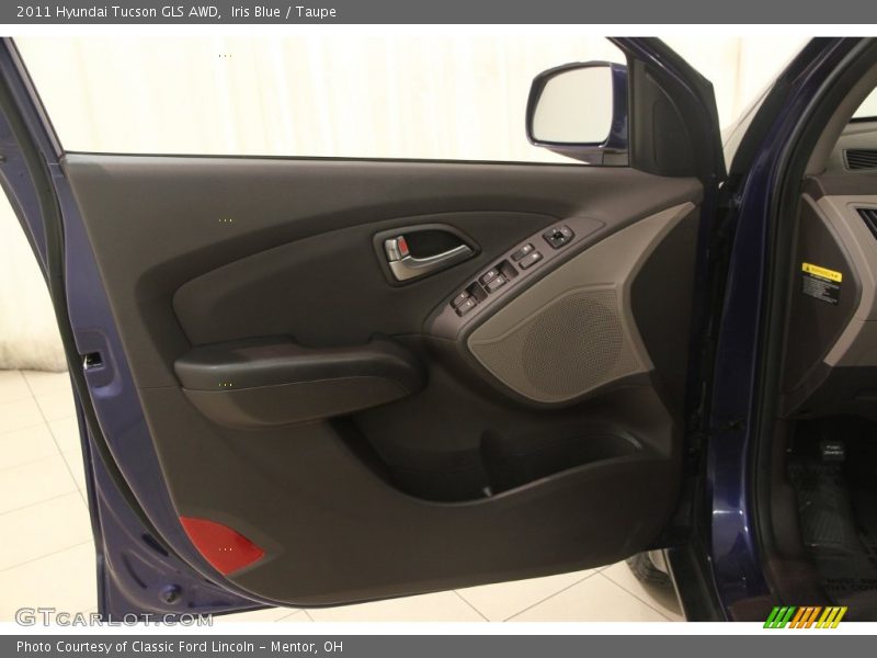Iris Blue / Taupe 2011 Hyundai Tucson GLS AWD