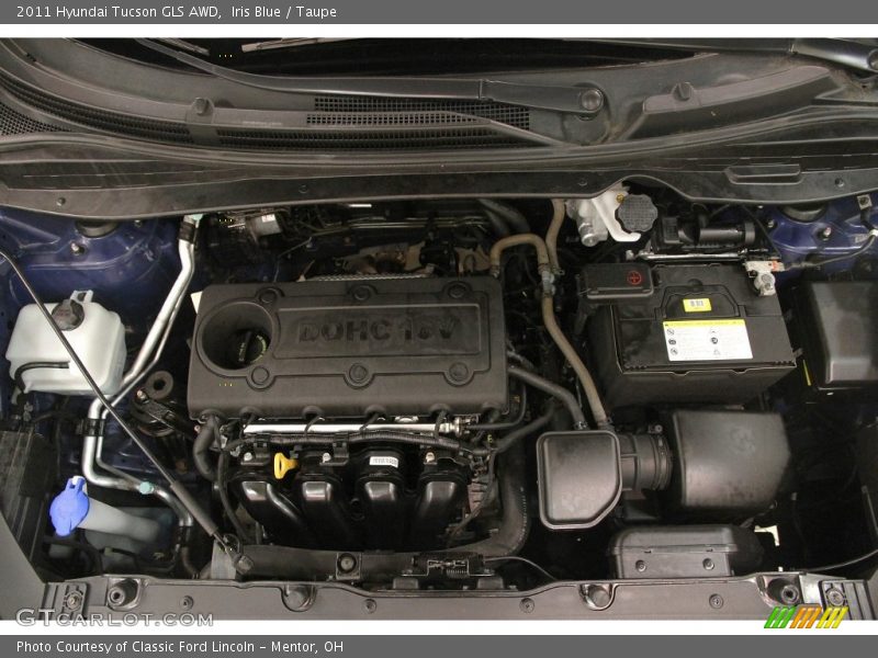 Iris Blue / Taupe 2011 Hyundai Tucson GLS AWD