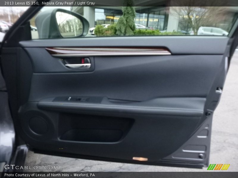 Nebula Gray Pearl / Light Gray 2013 Lexus ES 350