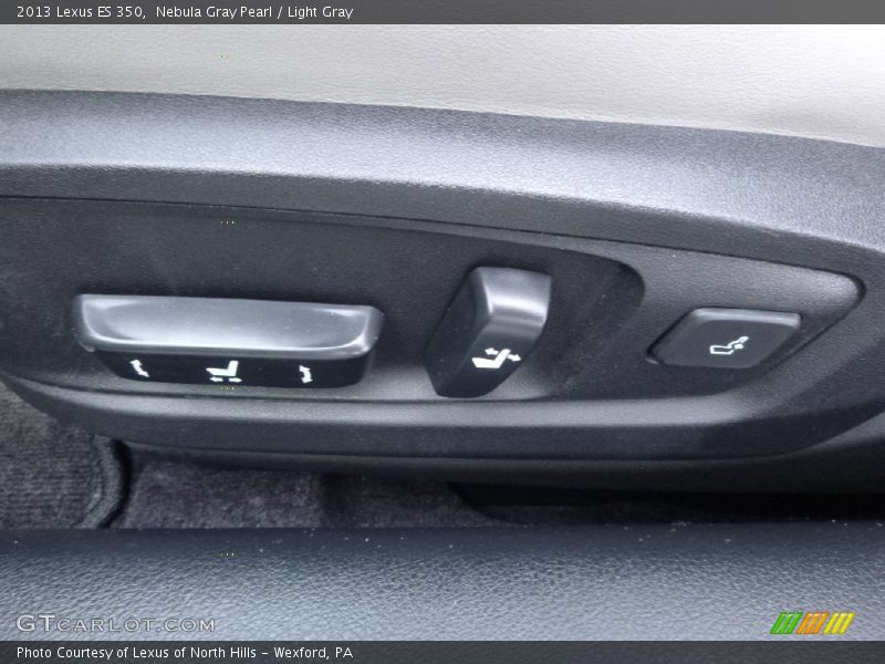 Nebula Gray Pearl / Light Gray 2013 Lexus ES 350