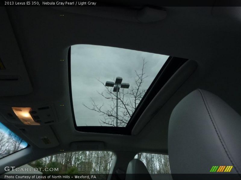Nebula Gray Pearl / Light Gray 2013 Lexus ES 350