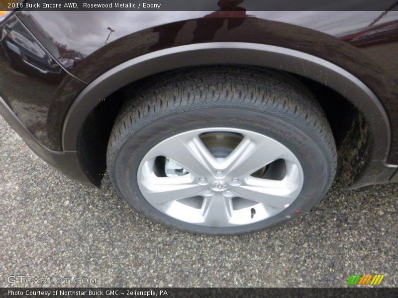 Rosewood Metallic / Ebony 2016 Buick Encore AWD