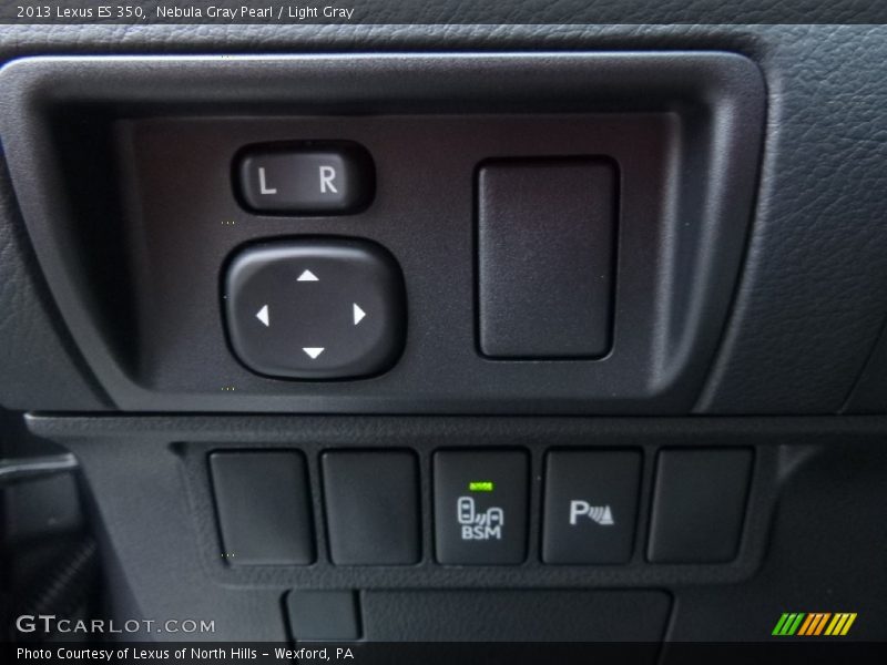 Nebula Gray Pearl / Light Gray 2013 Lexus ES 350