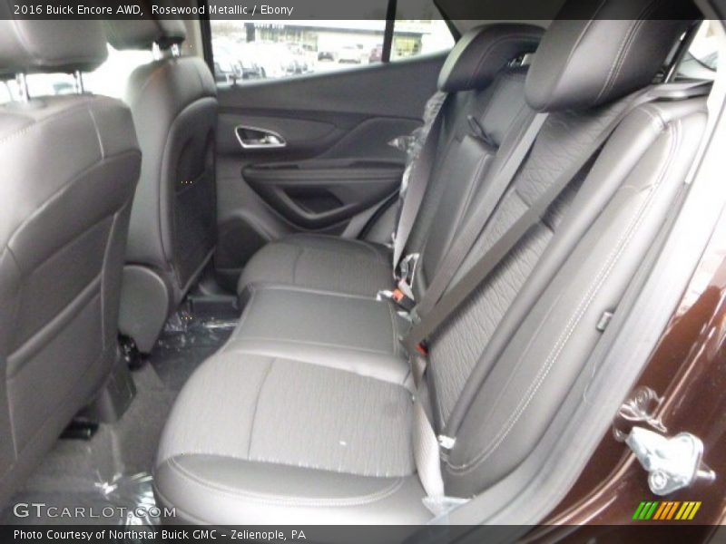 Rear Seat of 2016 Encore AWD