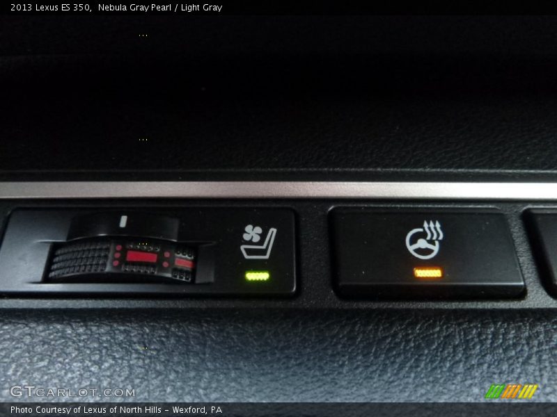 Nebula Gray Pearl / Light Gray 2013 Lexus ES 350