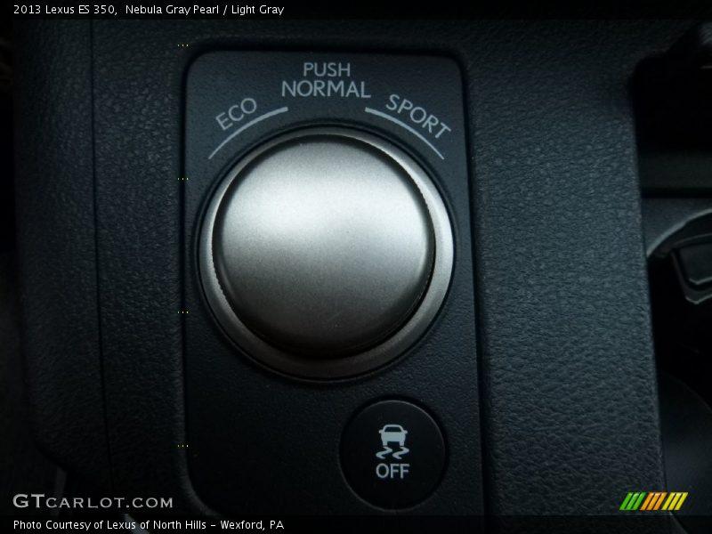 Nebula Gray Pearl / Light Gray 2013 Lexus ES 350