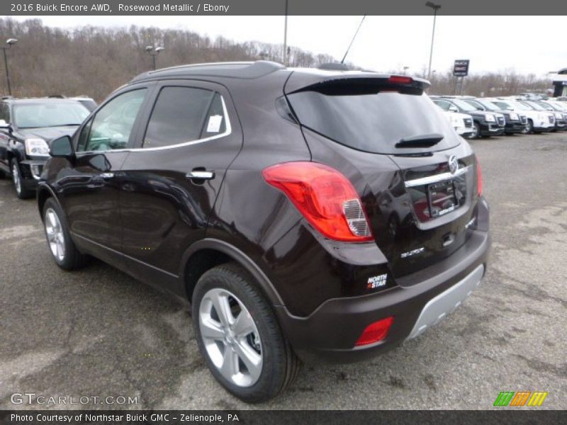 Rosewood Metallic / Ebony 2016 Buick Encore AWD