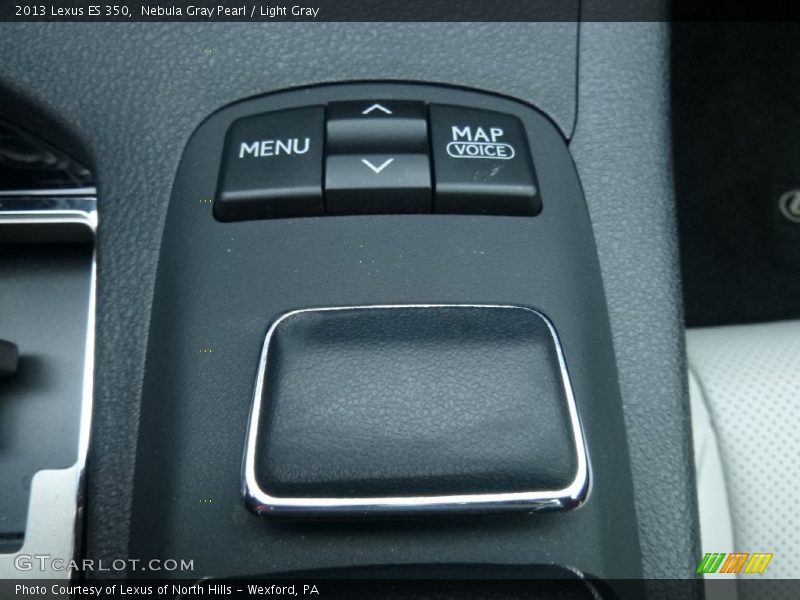 Nebula Gray Pearl / Light Gray 2013 Lexus ES 350