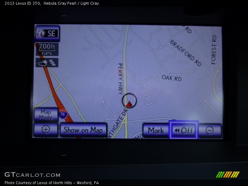 Nebula Gray Pearl / Light Gray 2013 Lexus ES 350