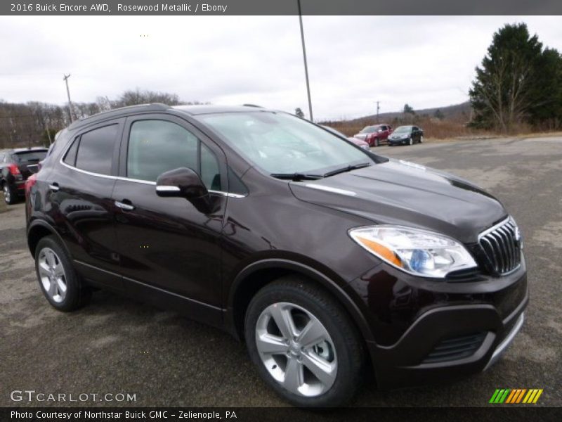 Rosewood Metallic / Ebony 2016 Buick Encore AWD