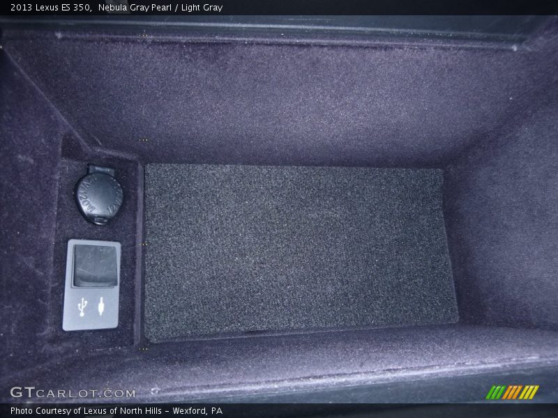 Nebula Gray Pearl / Light Gray 2013 Lexus ES 350