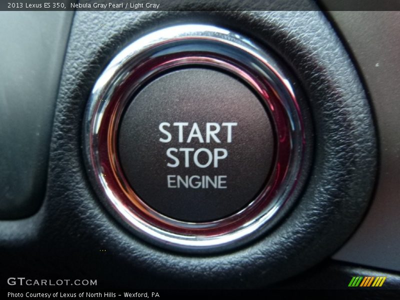 Nebula Gray Pearl / Light Gray 2013 Lexus ES 350