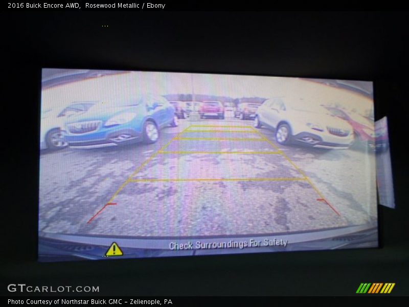 Rosewood Metallic / Ebony 2016 Buick Encore AWD