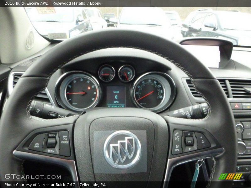 Rosewood Metallic / Ebony 2016 Buick Encore AWD