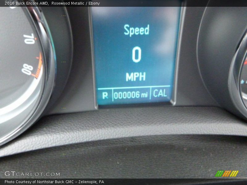 Rosewood Metallic / Ebony 2016 Buick Encore AWD