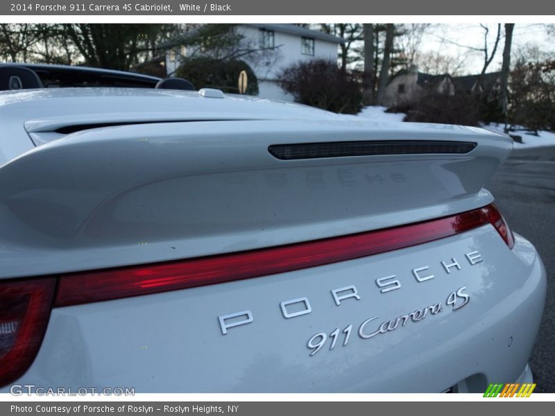 White / Black 2014 Porsche 911 Carrera 4S Cabriolet