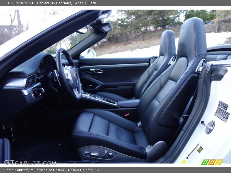 White / Black 2014 Porsche 911 Carrera 4S Cabriolet