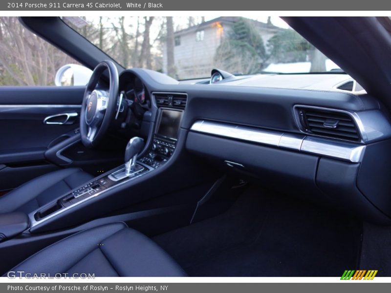 White / Black 2014 Porsche 911 Carrera 4S Cabriolet