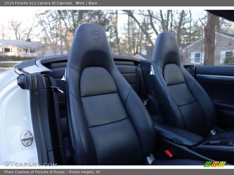 White / Black 2014 Porsche 911 Carrera 4S Cabriolet