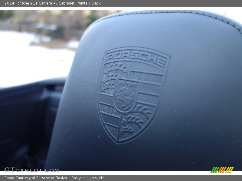 White / Black 2014 Porsche 911 Carrera 4S Cabriolet