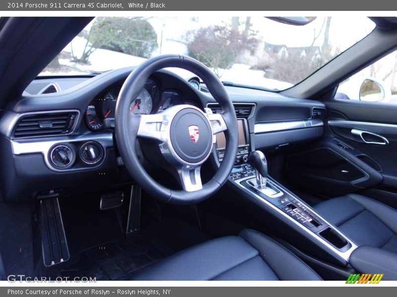 White / Black 2014 Porsche 911 Carrera 4S Cabriolet