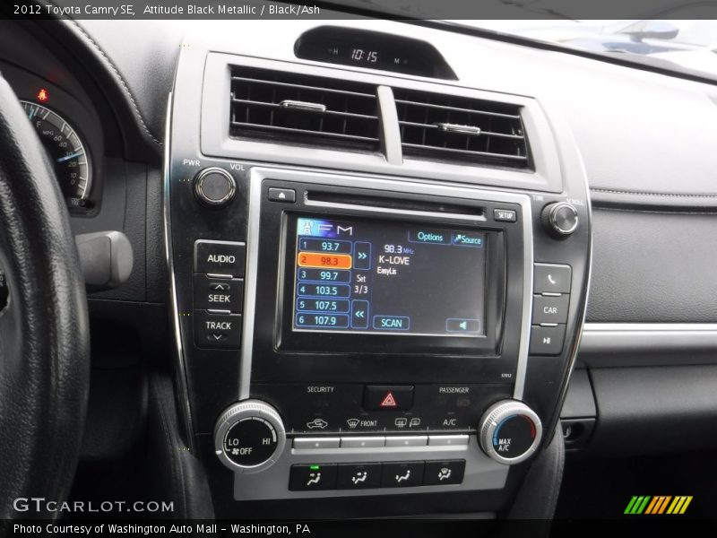 Attitude Black Metallic / Black/Ash 2012 Toyota Camry SE