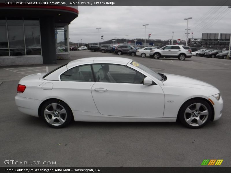 Alpine White / Cream Beige 2010 BMW 3 Series 328i Convertible