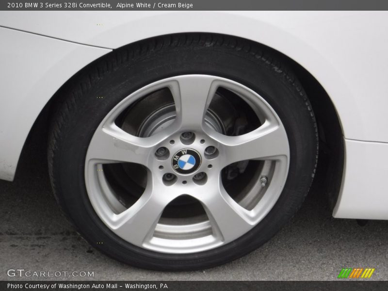 Alpine White / Cream Beige 2010 BMW 3 Series 328i Convertible