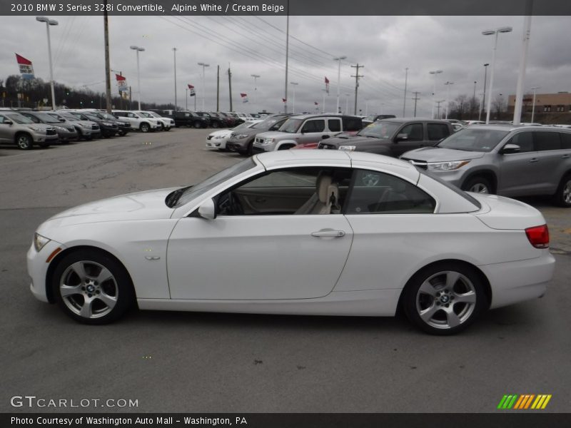 Alpine White / Cream Beige 2010 BMW 3 Series 328i Convertible