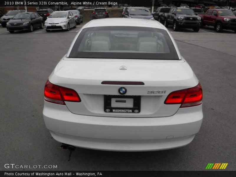 Alpine White / Cream Beige 2010 BMW 3 Series 328i Convertible